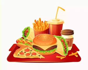 Eating junk food causes high blood pressure