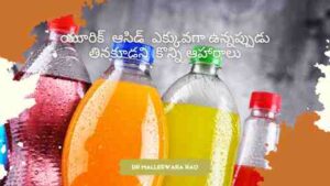 FOOD TO AVOID WHEN YOU HAVE GOUT OR HIGH URIC ACID IN TELUGU - SOFT DRINKS