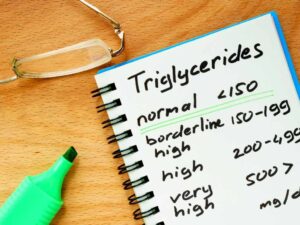 triglycerides normal range in Telugu